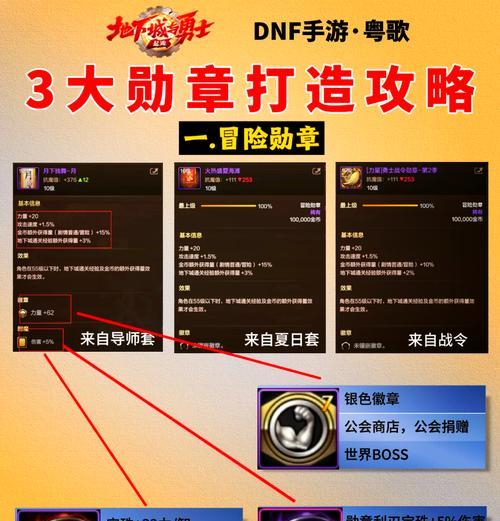 DNF中勋章的设置方法是什么？如何配置勋章以提升角色属性？