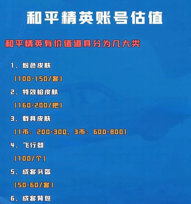 绝地求生账号的市场价格如何查询？账号估价的正确方法是什么？