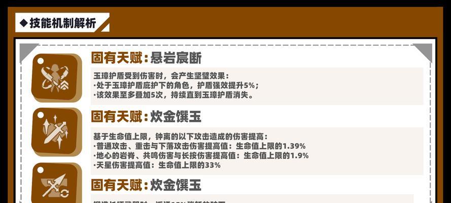 原神钟离的职业定位解析（输出还是辅助）
