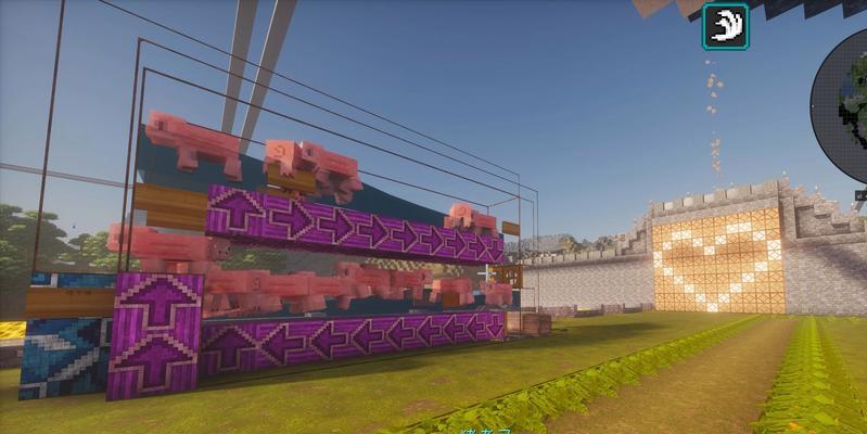 在Minecraft中烤猪的正确方法是什么？